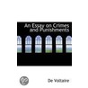 An Essay On Crimes And Punishments door Francois Voltaire