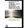An Essay On The Origin Of Language door Frederic William Farrar