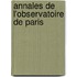 Annales de L'Observatoire de Paris