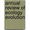Annual Review Of Ecology Evolution door Douglas J. Futuyma