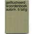 Geillustreerd woordenboek autom. 6 talig