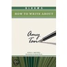 Bloom's How to Write about Amy Tan door Kim Becnel