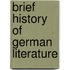 Brief History of German Literature