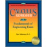 Calculus Refresher for the Fe Exam door Peter Schiavone