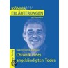 Chronik eines angekündigten Todes by Gabriel GarcíA. Márquez