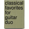 Classical Favorites for Guitar Duo door David Nadal