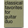 Classical Favorites for Guitar Duo by David Nadal