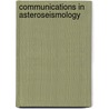 Communications In Asteroseismology door Onbekend