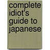 Complete Idiot's Guide to Japanese door Onbekend