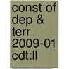 Const Of Dep & Terr 2009-01 Cdt:ll door Onbekend