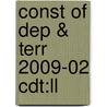 Const Of Dep & Terr 2009-02 Cdt:ll door Onbekend