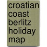 Croatian Coast Berlitz Holiday Map by Unknown