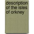 Description of the Isles of Orkney