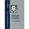 Distinctive Principles of Baptists by M. Pendleton J.