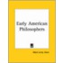 Early American Philosophers (1898)