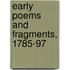 Early Poems And Fragments, 1785-97