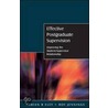 Effective Postgraduate Supervision by Roy Jennings