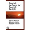 English Lessons For English People by Sir John Robert Seeley