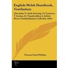 English-Welsh Handbook, Vestibulum door Thomas Lloyd Phillips