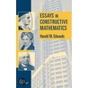 Essays In Constructive Mathematics door Harold M. Edwards