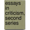 Essays In Criticism, Second Series door Matthew Arnold