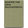 Essential Mak Value Documentations by Helmut Greim