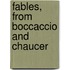 Fables, From Boccaccio And Chaucer