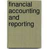 Financial Accounting And Reporting by Jamie Elliott