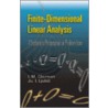 Finite-Dimensional Linear Analysis by Ju I. Ljubic