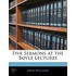 Five Sermons At The Boyle Lectures