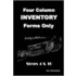 Four Column Inventory - Forms Only