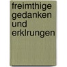 Freimthige Gedanken Und Erklrungen by Heinrich Gottlieb Tzschirner