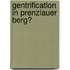 Gentrification in Prenzlauer Berg?