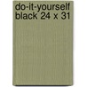 Do-it-yourself black 24 x 31 door Onbekend