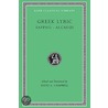 Greek Lyric, I, Sappho and Alcaeus door Bliss Sappho
