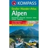 Grosser Wander-atlas Alpen /mit Cd door Kompass 604