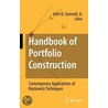 Handbook Of Portfolio Construction door Jr. Guerard