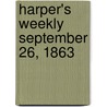 Harper's Weekly September 26, 1863 door Onbekend