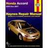 Haynes Honda Accord 2003 Thru 2007 door Robert Maddox