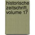 Historische Zeitschrift, Volume 17