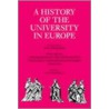 History of University in Europe V3 door Hilde Ridder-Symoens