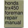 Honda Trx450 Foreman Repair Manual door Clymer Staff