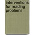 Interventions For Reading Problems