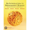 Introduction To Management Science door Thomas Arthur Williams
