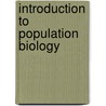 Introduction To Population Biology door Dick Neal