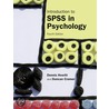 Introduction To Spss In Psychology door Duncan Cramer