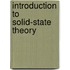 Introduction to Solid-State Theory