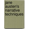 Jane Austen's Narrative Techniques by Massimiliano Morini