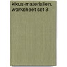 Kikus-materialien. Worksheet Set 3 by Edgardis Garlin