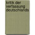 Kritik der Verfassung Deutschlands